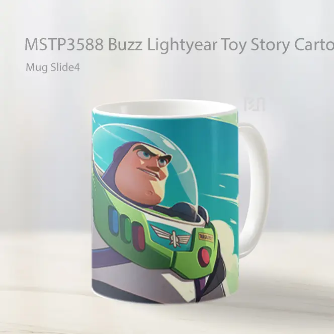 Buzz Lightyear Toy Story Cartoon Mug Gelas Keramik MSTP3588