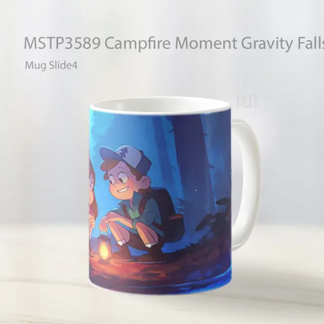 Campfire Moment Gravity Falls Mug Gelas Keramik MSTP3589