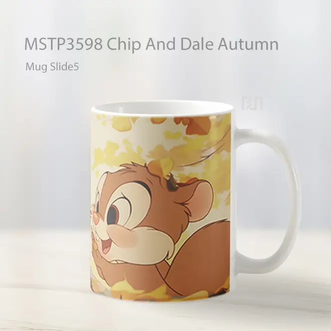 Chip And Dale Autumn Mug Gelas Keramik MSTP3598 - All-side / Desain
