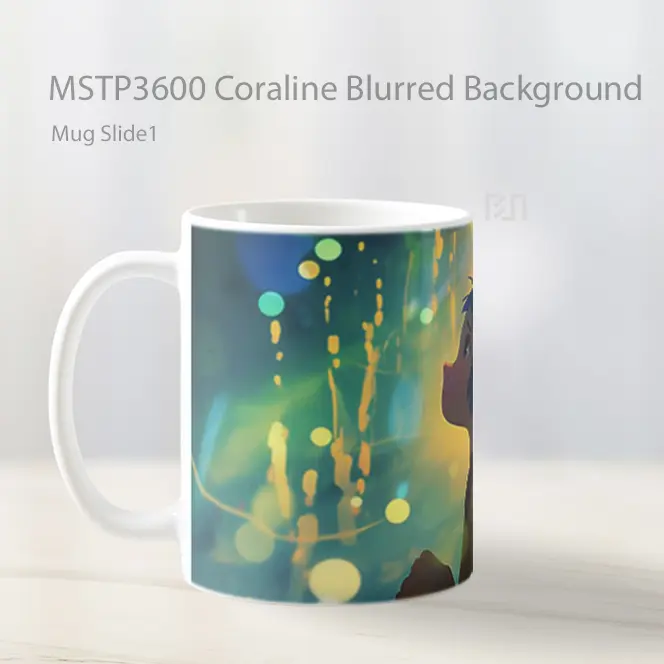 Coraline Blurred Background Mug Gelas Keramik MSTP3600 - All-side / Desain