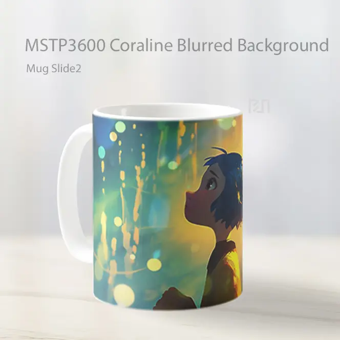Coraline Blurred Background Mug Gelas Keramik MSTP3600 - All-side / Desain