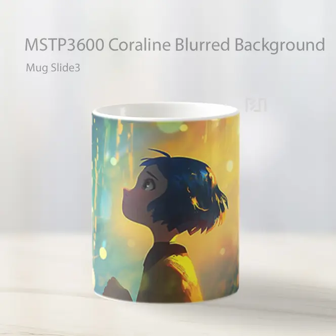 Coraline Blurred Background Mug Gelas Keramik MSTP3600 - All-side / Desain