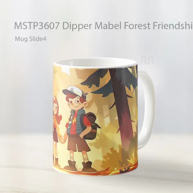 Dipper Mabel Forest Friendship Mug Gelas Keramik MSTP3607