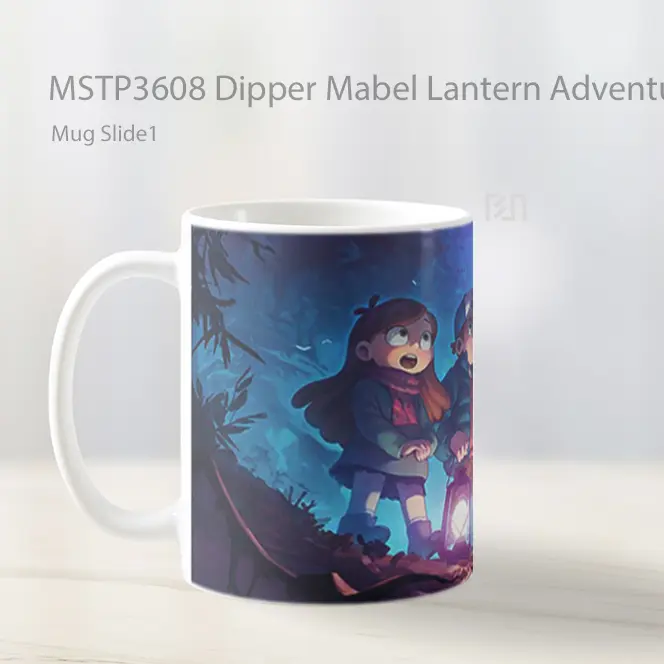 Dipper Mabel Lantern Adventure Mug Gelas Keramik MSTP3608 - All-side / Desain