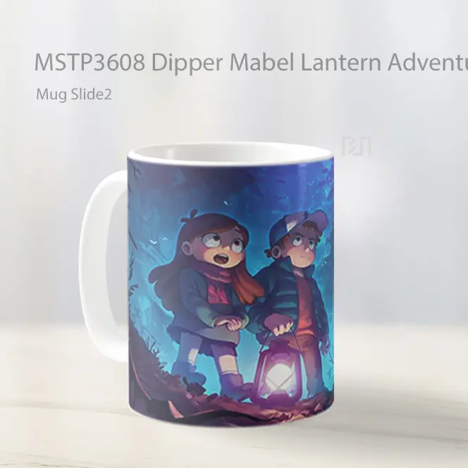 Dipper Mabel Lantern Adventure Mug Gelas Keramik MSTP3608 - All-side / Desain