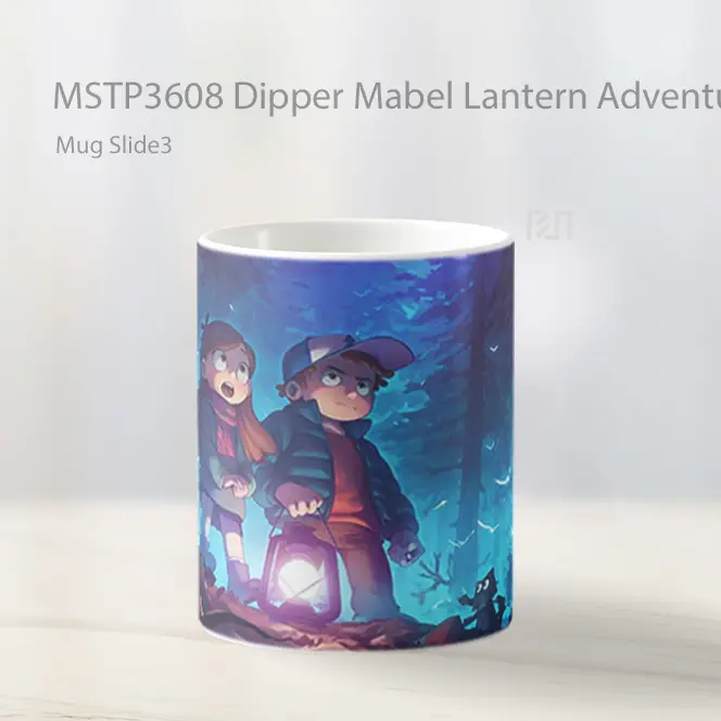 Dipper Mabel Lantern Adventure Mug Gelas Keramik MSTP3608 - All-side / Desain