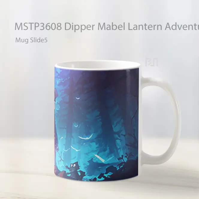 Dipper Mabel Lantern Adventure Mug Gelas Keramik MSTP3608 - All-side / Desain