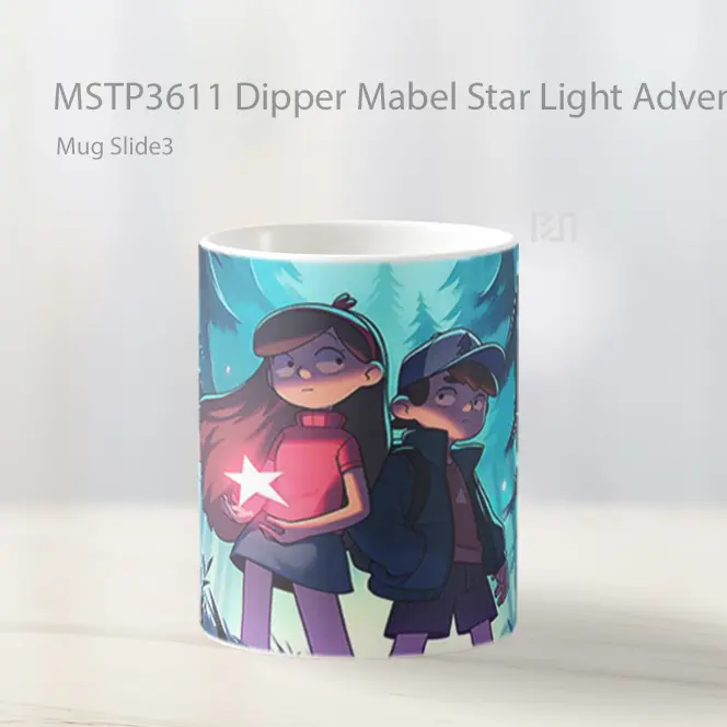 Dipper Mabel Star Light Adventure Gravity Falls Mug Gelas Keramik MSTP3611 - All-side / Desain