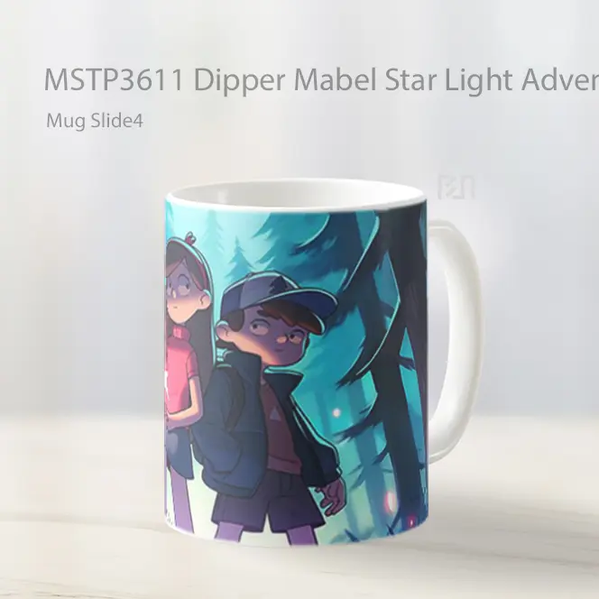 Dipper Mabel Star Light Adventure Gravity Falls Mug Gelas Keramik MSTP3611