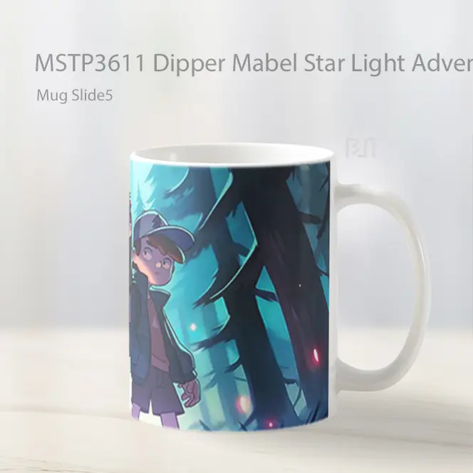 Dipper Mabel Star Light Adventure Gravity Falls Mug Gelas Keramik MSTP3611 - All-side / Desain