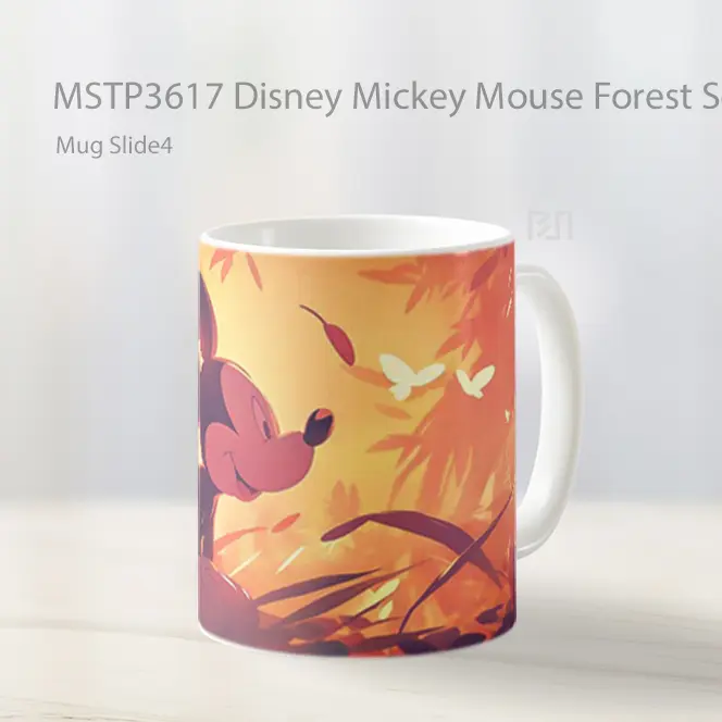 Disney Mickey Mouse Forest Serenity Mug Gelas Keramik MSTP3617