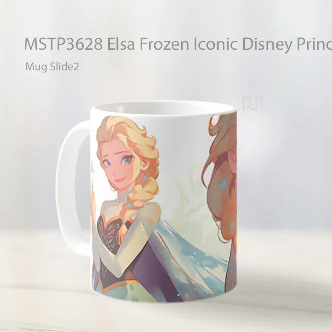 Elsa Frozen Iconic Disney Princess Art Mug Gelas Keramik MSTP3628 - All-side / Desain