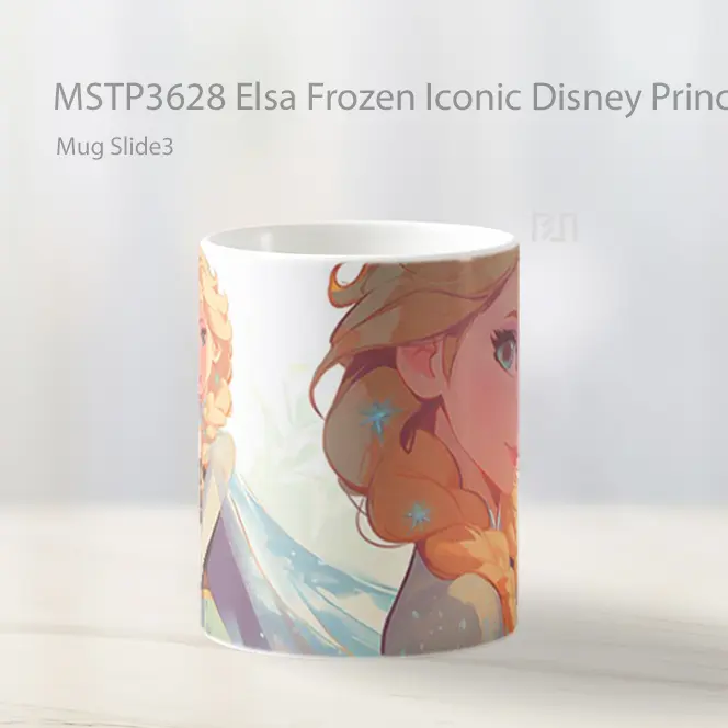 Elsa Frozen Iconic Disney Princess Art Mug Gelas Keramik MSTP3628 - All-side / Desain