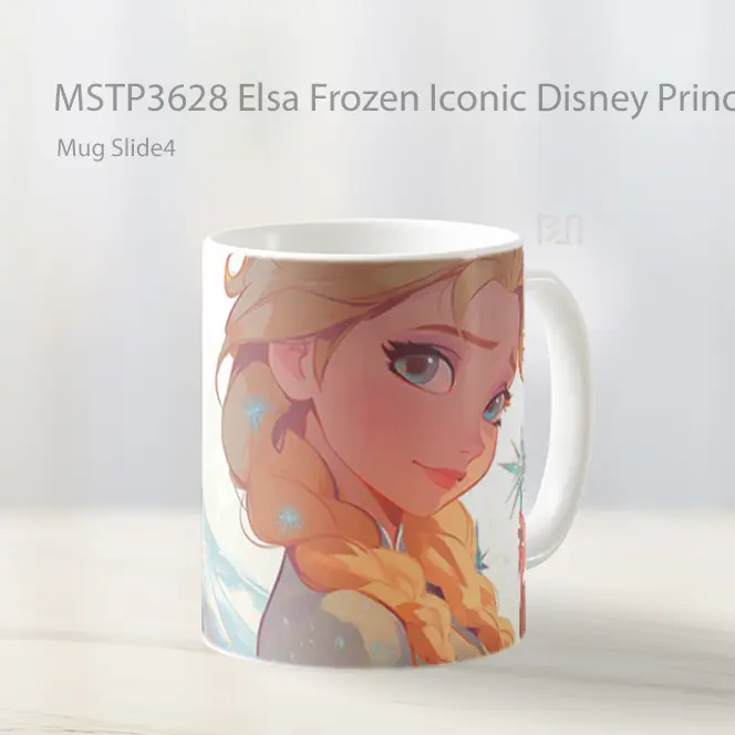 Elsa Frozen Iconic Disney Princess Art Mug Gelas Keramik MSTP3628