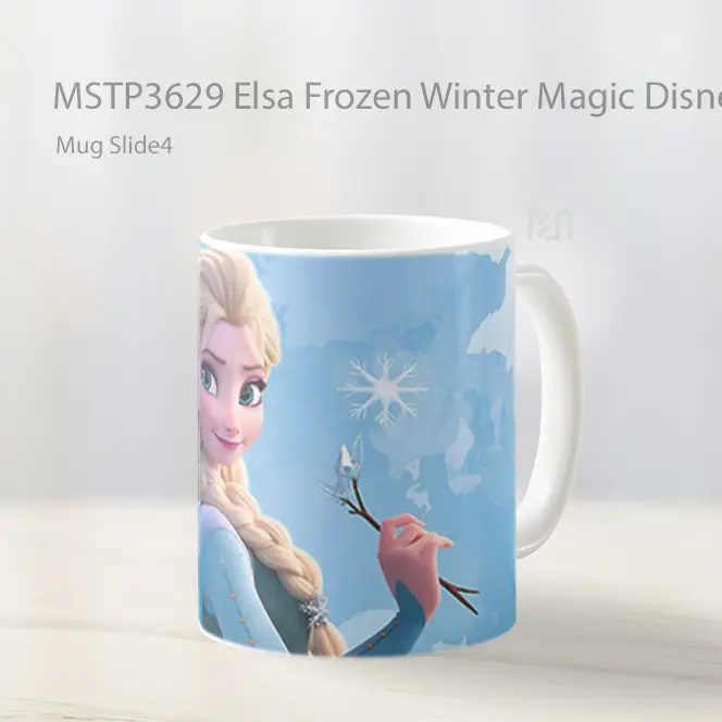 Elsa Frozen Winter Magic Disney Art Mug Gelas Keramik MSTP3629