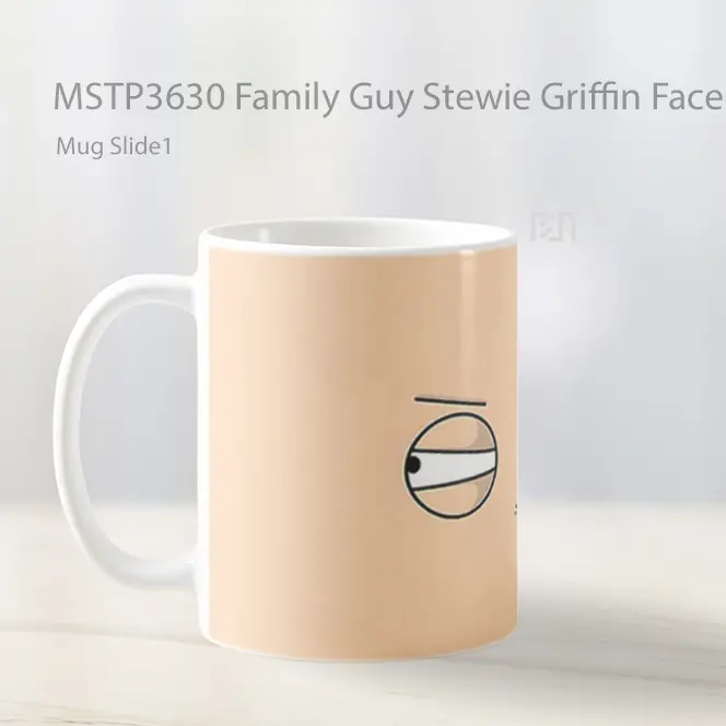 Family Guy Stewie Griffin Face Mug Gelas Keramik MSTP3630 - All-side / Desain