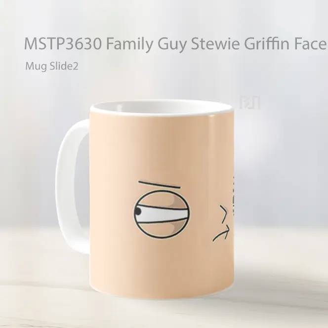 Family Guy Stewie Griffin Face Mug Gelas Keramik MSTP3630 - All-side / Desain