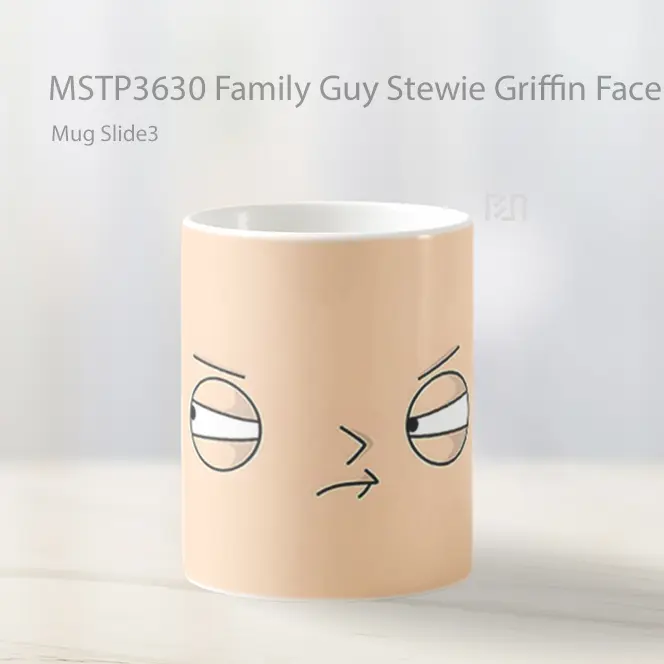 Family Guy Stewie Griffin Face Mug Gelas Keramik MSTP3630 - All-side / Desain