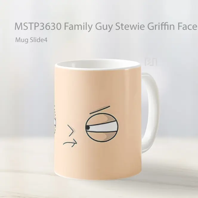 Family Guy Stewie Griffin Face Mug Gelas Keramik MSTP3630