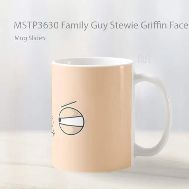 Family Guy Stewie Griffin Face Mug Gelas Keramik MSTP3630 - All-side / Desain