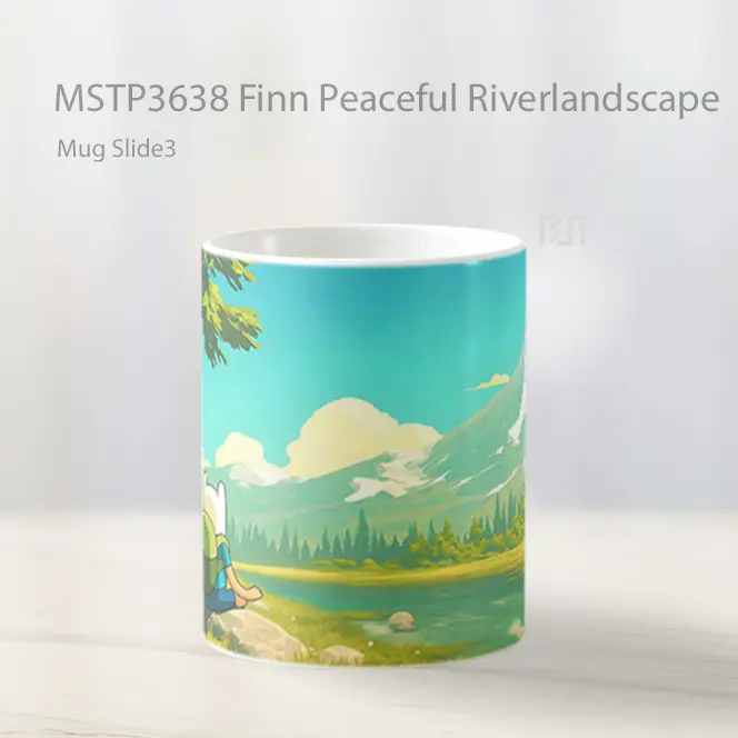Finn Peaceful Riverlandscape Mug Gelas Keramik MSTP3638 - All-side / Desain
