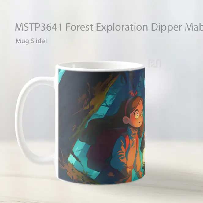 Forest Exploration Dipper Mabel Mug Gelas Keramik MSTP3641 - All-side / Desain