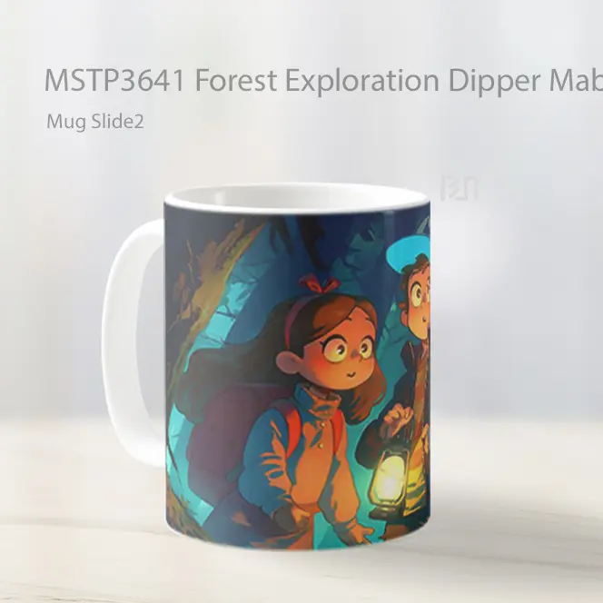 Forest Exploration Dipper Mabel Mug Gelas Keramik MSTP3641 - All-side / Desain