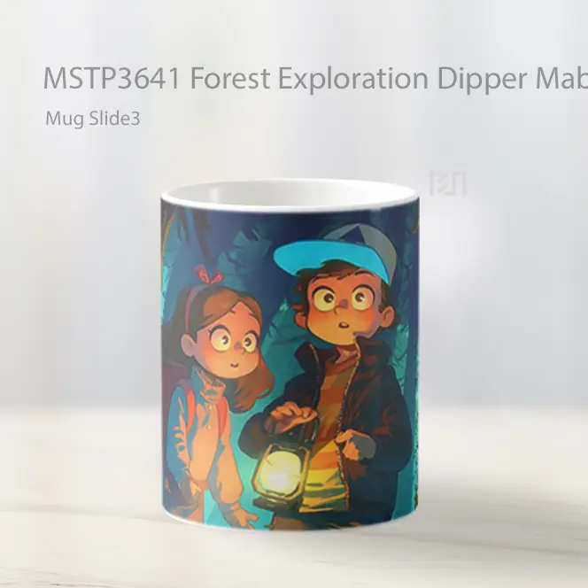 Forest Exploration Dipper Mabel Mug Gelas Keramik MSTP3641 - All-side / Desain