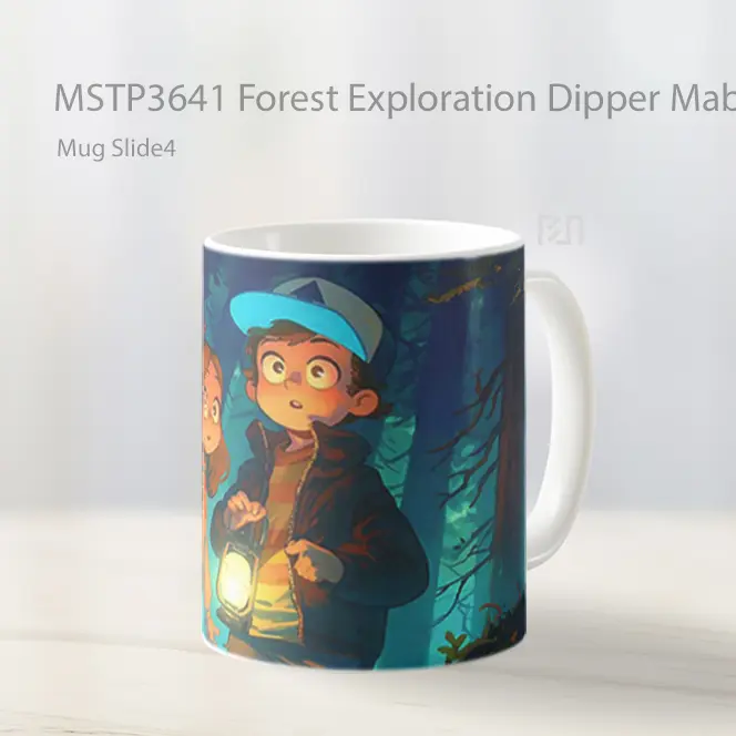 Forest Exploration Dipper Mabel Mug Gelas Keramik MSTP3641