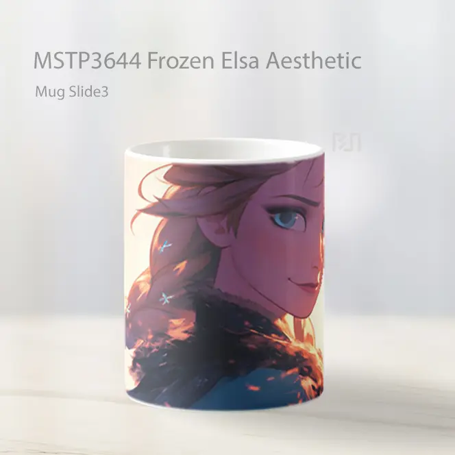 Frozen Elsa Aesthetic Mug Gelas Keramik MSTP3644 - All-side / Desain