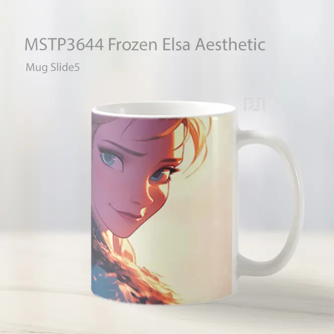 Frozen Elsa Aesthetic Mug Gelas Keramik MSTP3644 - All-side / Desain