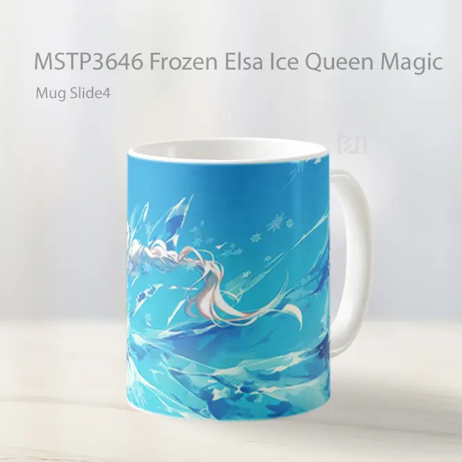 Frozen Elsa Ice Queen Magic Mug Gelas Keramik MSTP3646