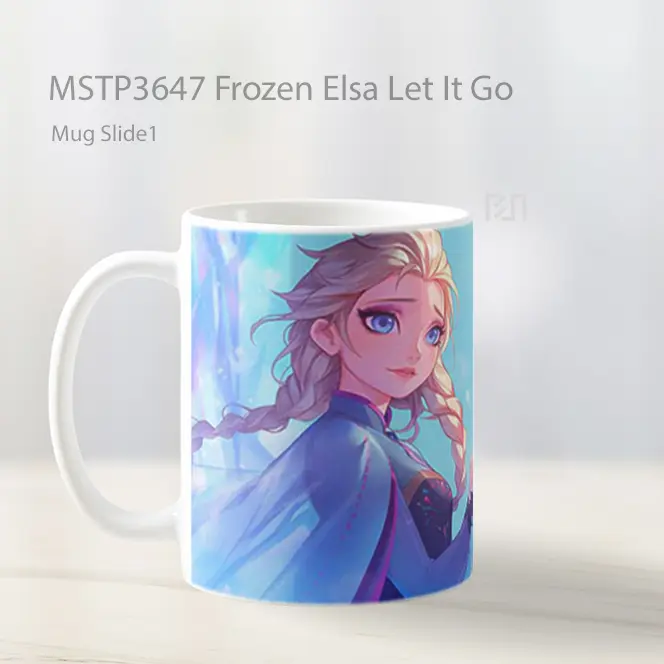 Frozen Elsa Let It Go Mug Gelas Keramik MSTP3647 - All-side / Desain