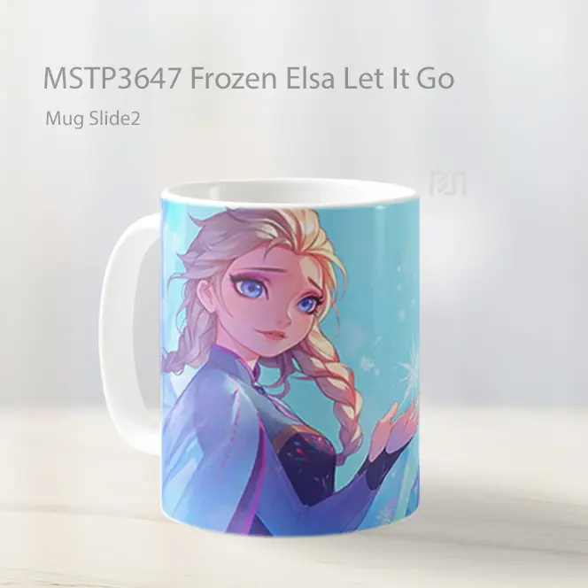 Frozen Elsa Let It Go Mug Gelas Keramik MSTP3647 - All-side / Desain