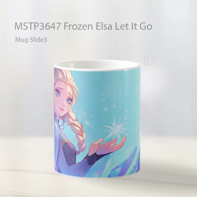 Frozen Elsa Let It Go Mug Gelas Keramik MSTP3647 - All-side / Desain