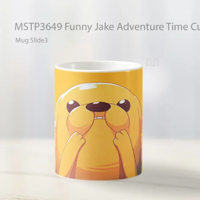 Funny Jake Adventure Time Cute Yellow Mug Gelas Keramik MSTP3649 - All-side / Desain