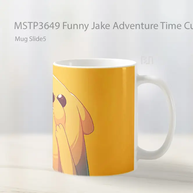 Funny Jake Adventure Time Cute Yellow Mug Gelas Keramik MSTP3649 - All-side / Desain