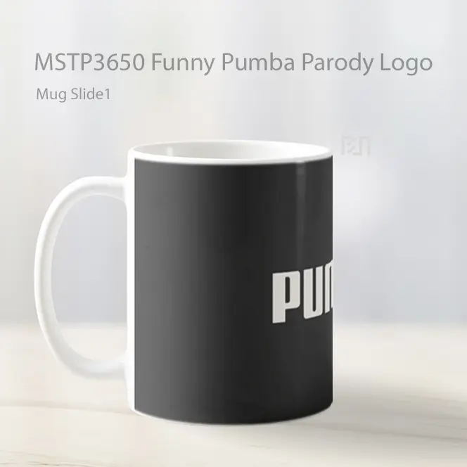 Funny Pumba Parody Logo Mug Gelas Keramik MSTP3650 - All-side / Desain