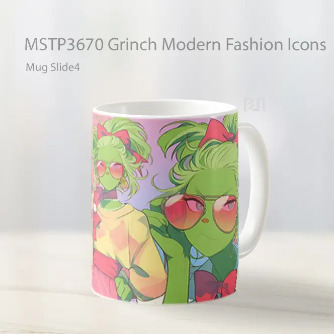 Grinch Modern Fashion Icons Mug Gelas Keramik MSTP3670