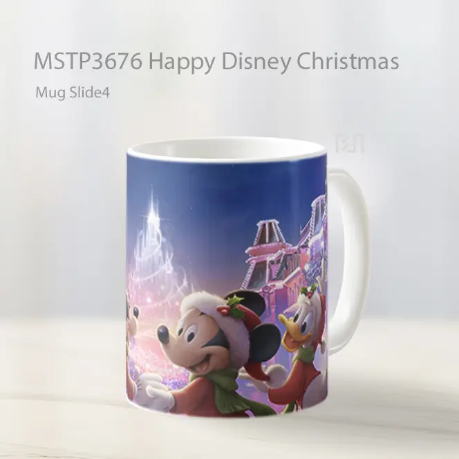 Happy Disney Christmas Mug Gelas Keramik MSTP3676