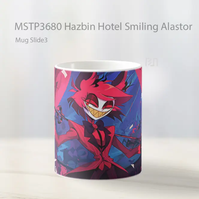 Hazbin Hotel Smiling Alastor Mug Gelas Keramik MSTP3680 - All-side / Desain