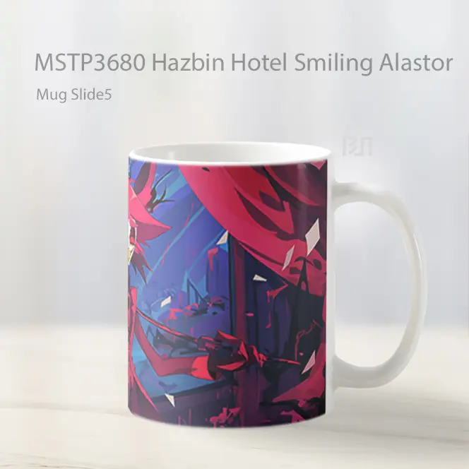 Hazbin Hotel Smiling Alastor Mug Gelas Keramik MSTP3680 - All-side / Desain