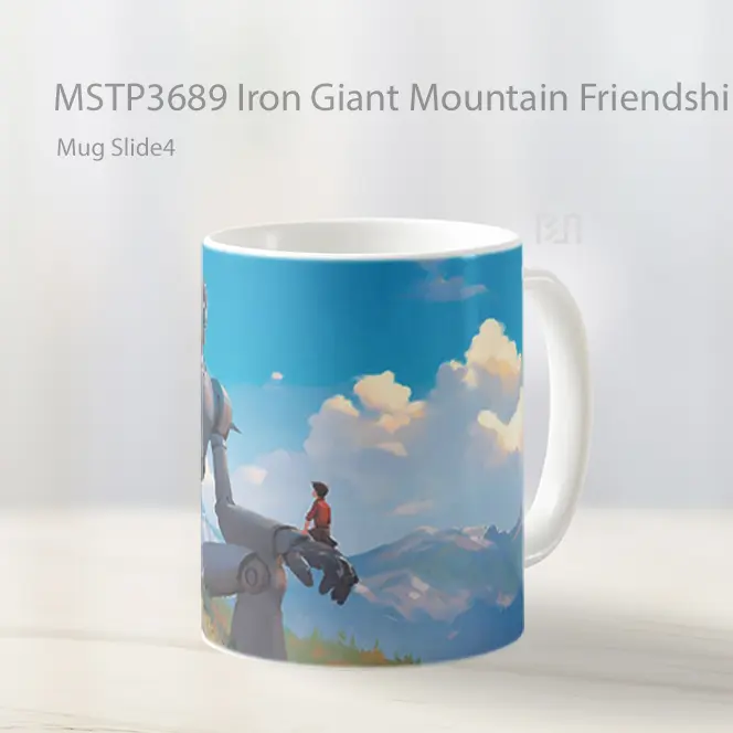 Iron Giant Mountain Friendship Mug Gelas Keramik MSTP3689