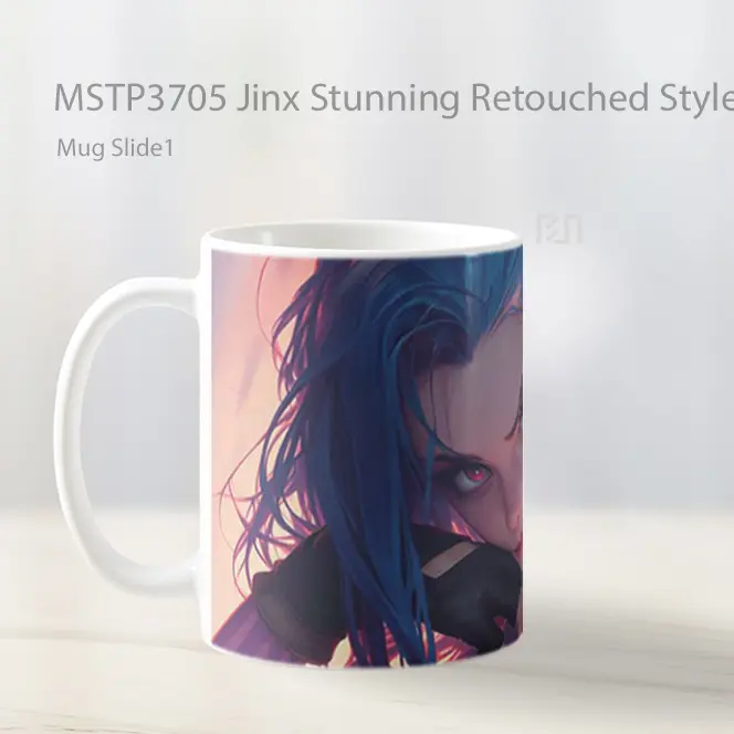 Jinx Stunning Retouched Style Mug Gelas Keramik MSTP3705 - All-side / Desain