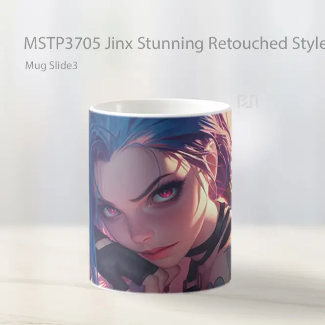 Jinx Stunning Retouched Style Mug Gelas Keramik MSTP3705 - All-side / Desain