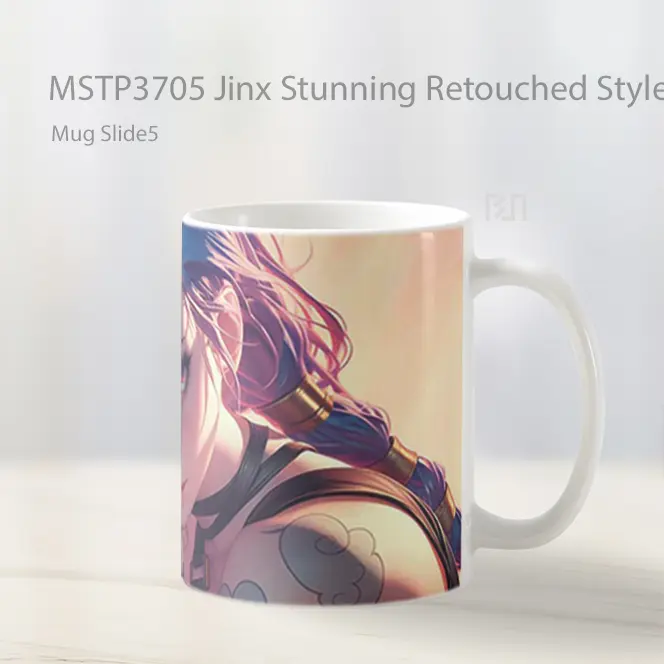 Jinx Stunning Retouched Style Mug Gelas Keramik MSTP3705 - All-side / Desain