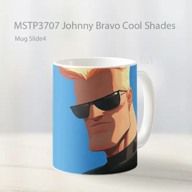 Johnny Bravo Cool Shades Mug Gelas Keramik MSTP3707