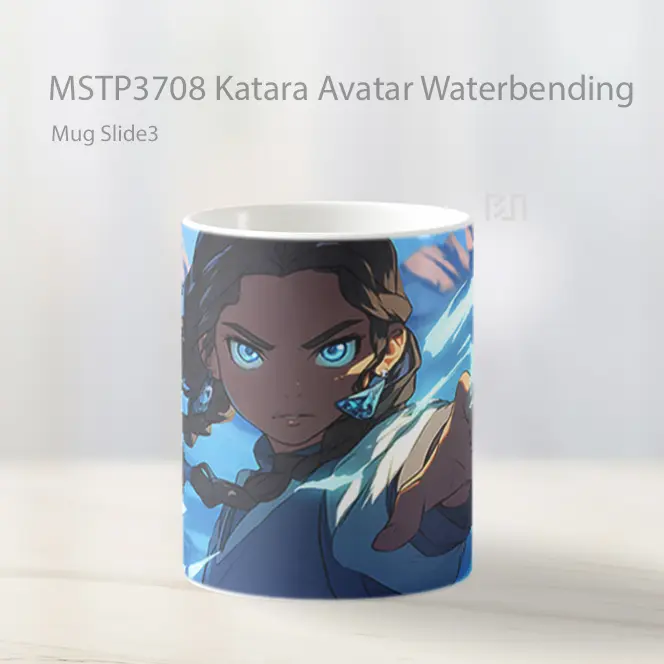 Katara Avatar Waterbending Mug Gelas Keramik MSTP3708 - All-side / Desain