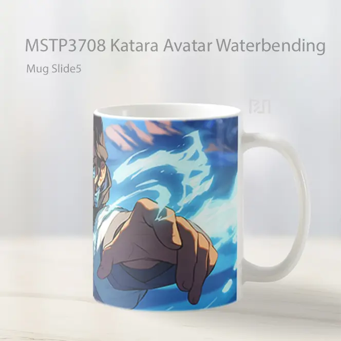 Katara Avatar Waterbending Mug Gelas Keramik MSTP3708 - All-side / Desain