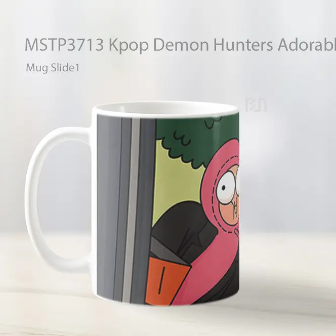 Kpop Demon Hunters Adorable Momnet Mug Gelas Keramik MSTP3713 - All-side / Desain